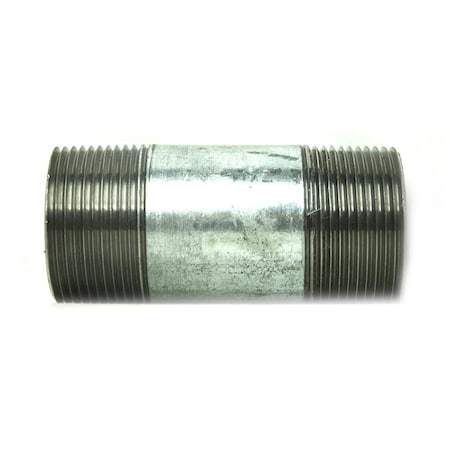 THRIFCO PLUMBING 1-1/4 Inch x 3-1/2 Inch Galvanized Steel Nipple 5220068